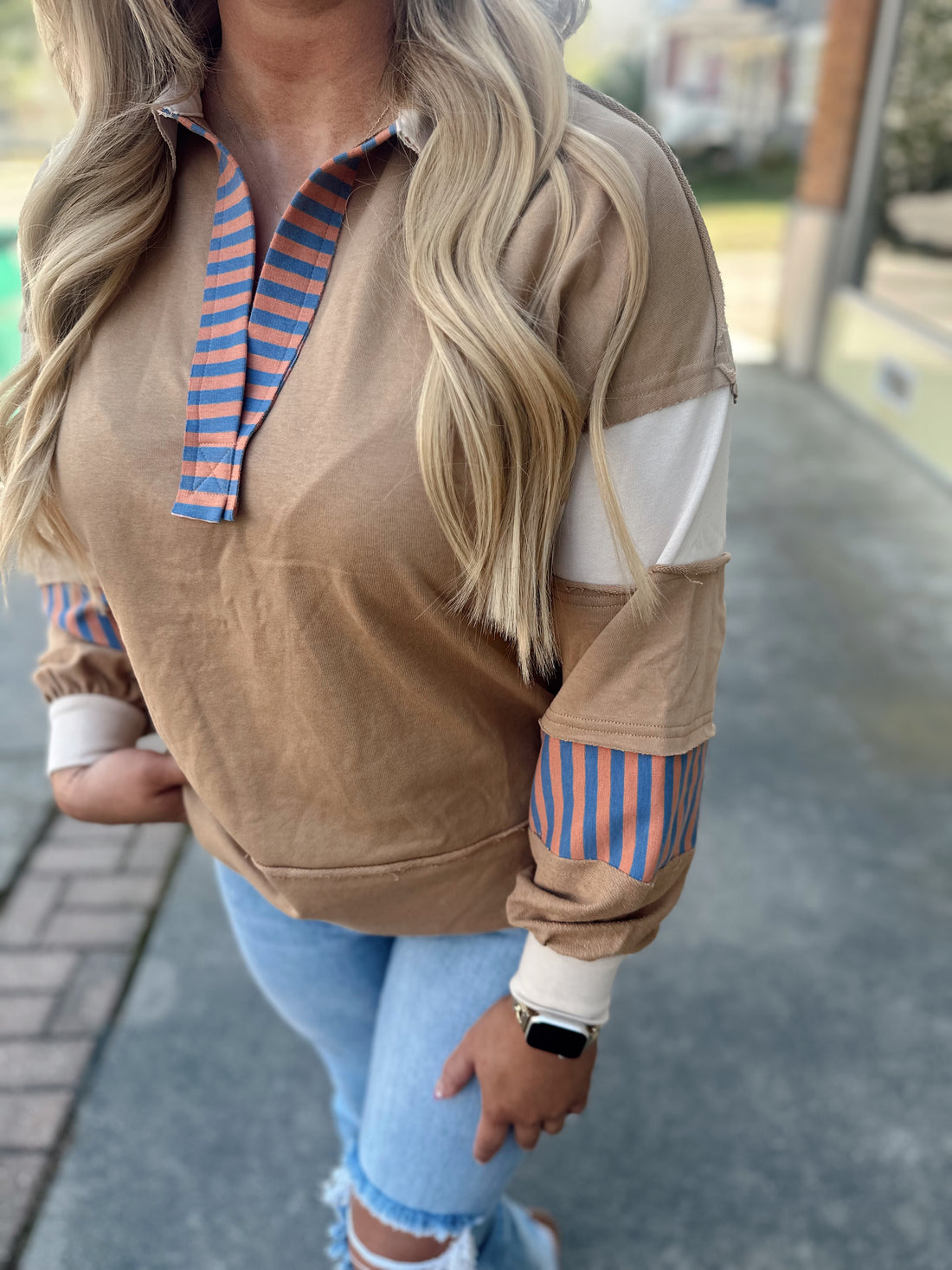 Lydia Color Block Top