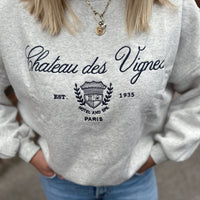 Paris Embroidered Crewneck