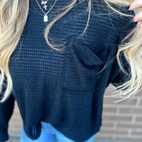 Jaci Waffle Knit Top