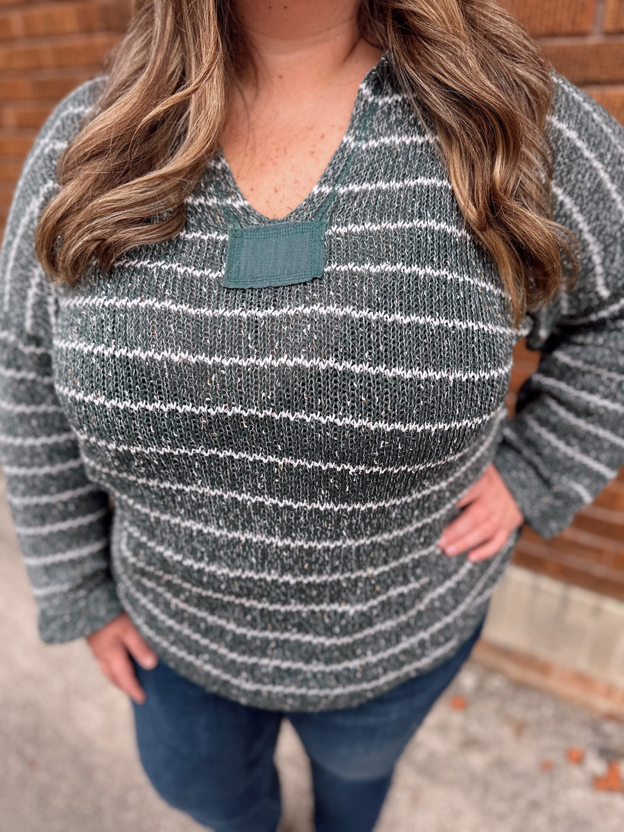 Curvy Marley Striped Sweater