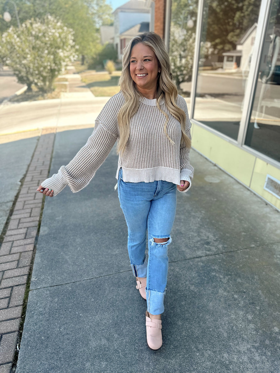 Brynn Cropped Fit Sweater