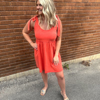 Sunset Tie Dress