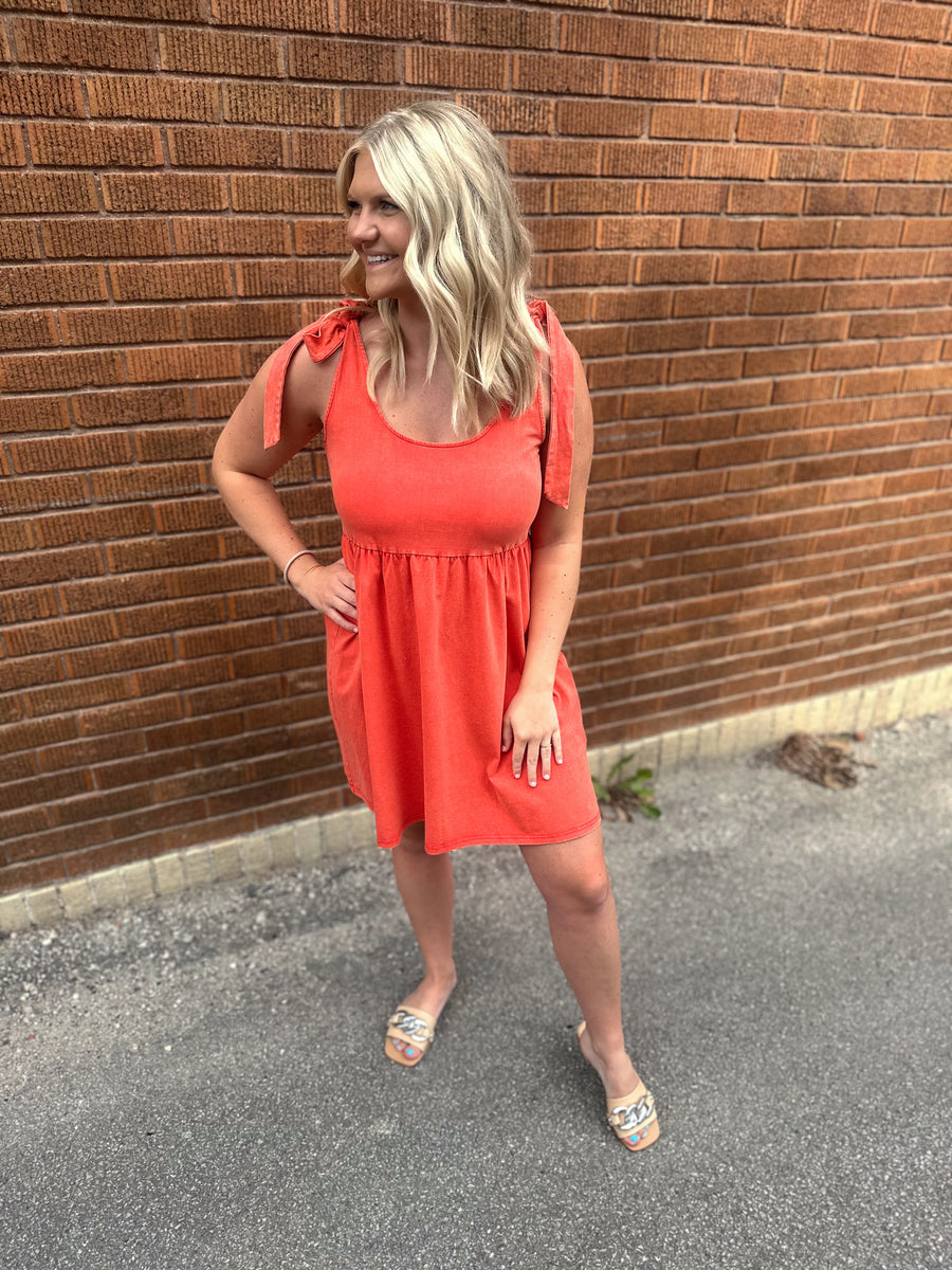 Sunset Tie Dress