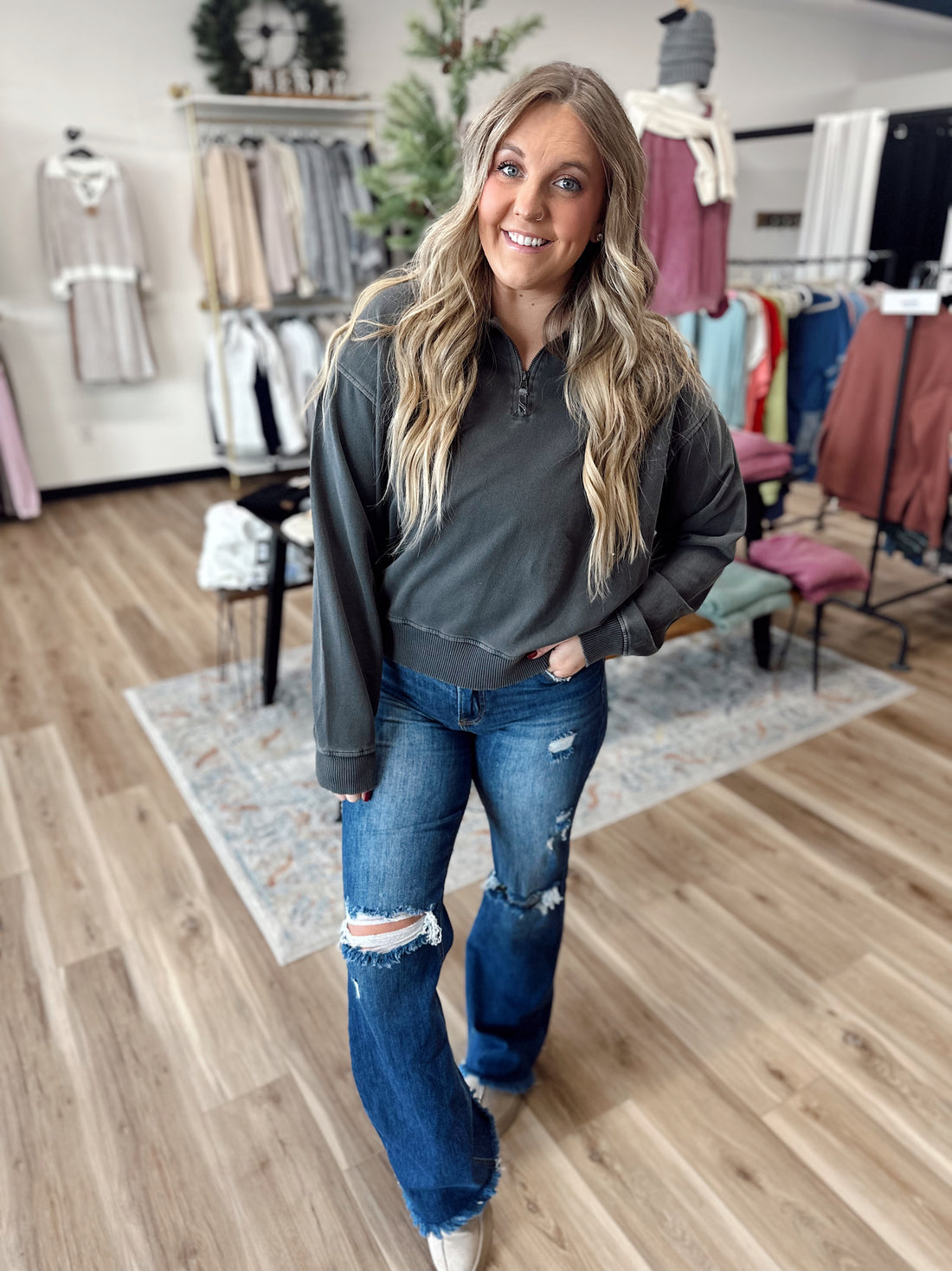 Haleigh Half Zip