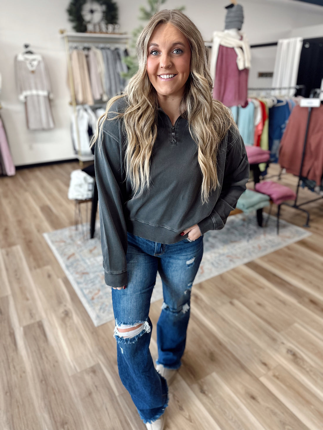 Haleigh Half Zip