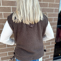 Baker Fleece Brown Vest