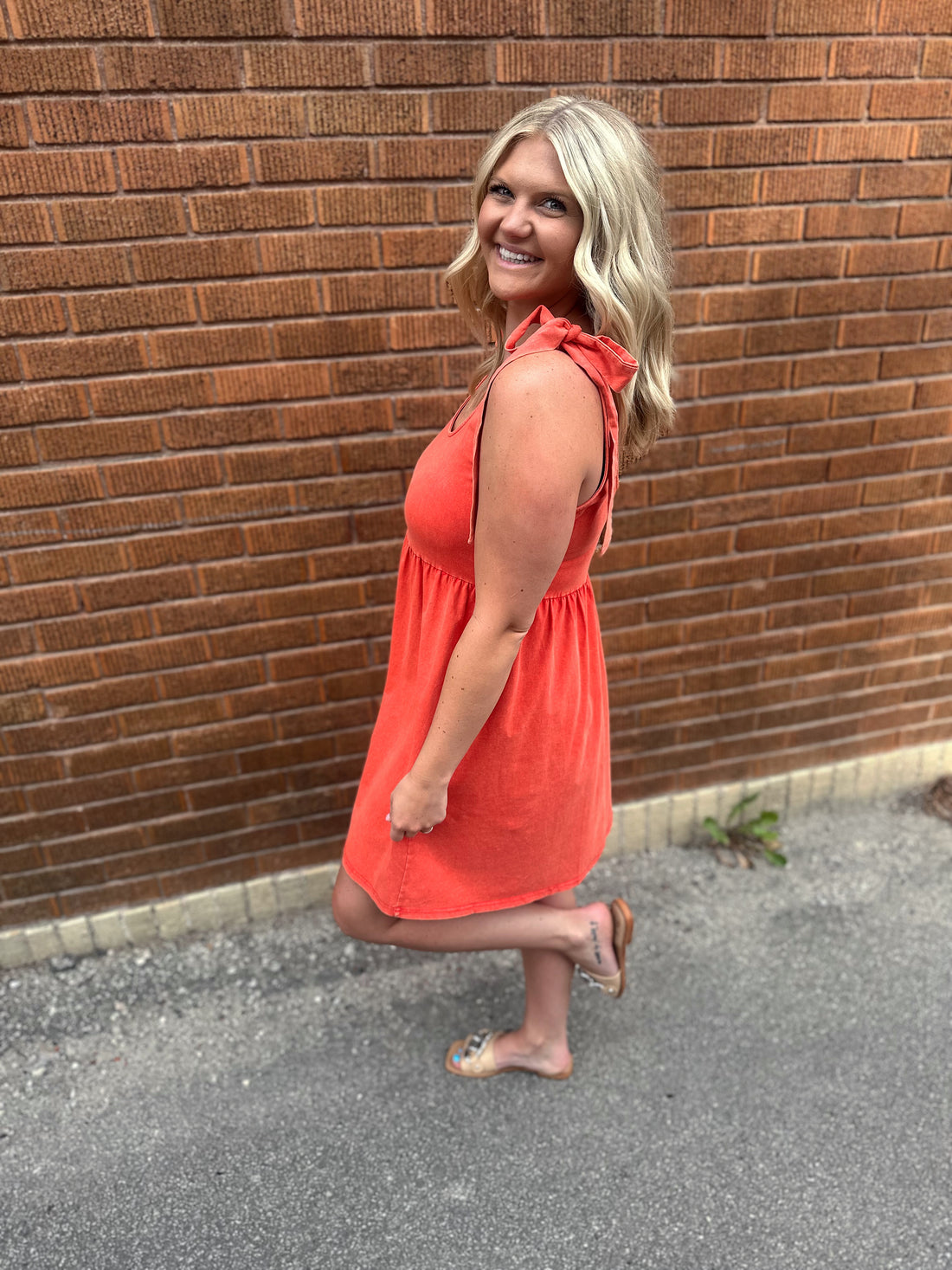 Sunset Tie Dress