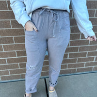 Daisy Lilac Grey Pants