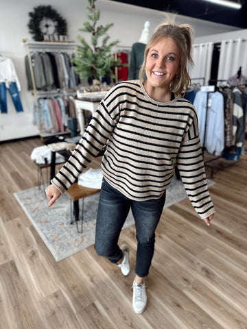 Serena Striped Sweater