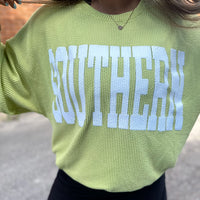 "SOUTHERN" Ribbed Pullover