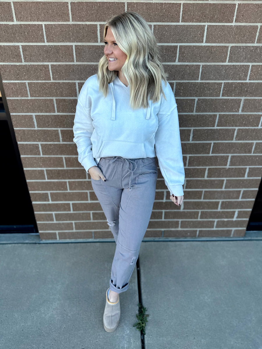 Daisy Lilac Grey Pants