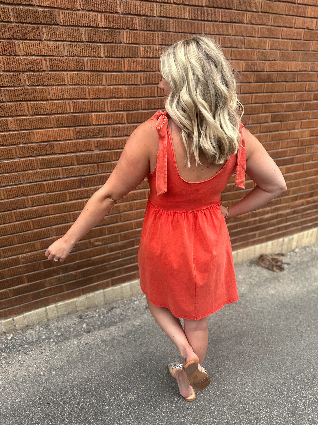 Sunset Tie Dress