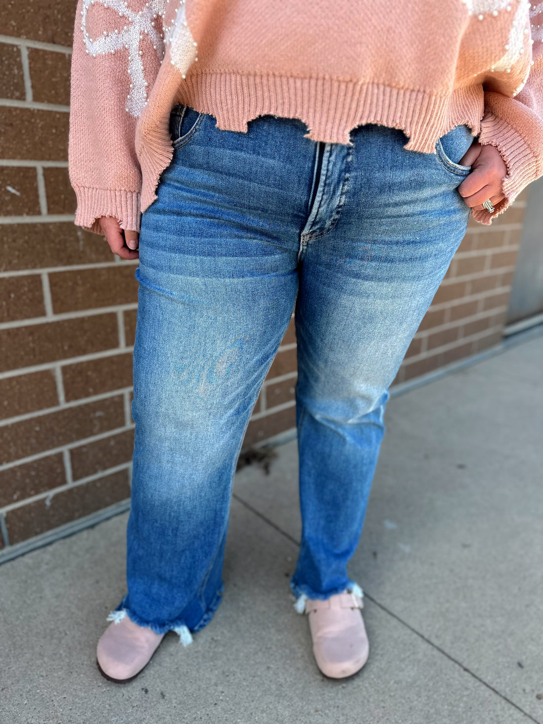 Curvy Massey Crop Jeans