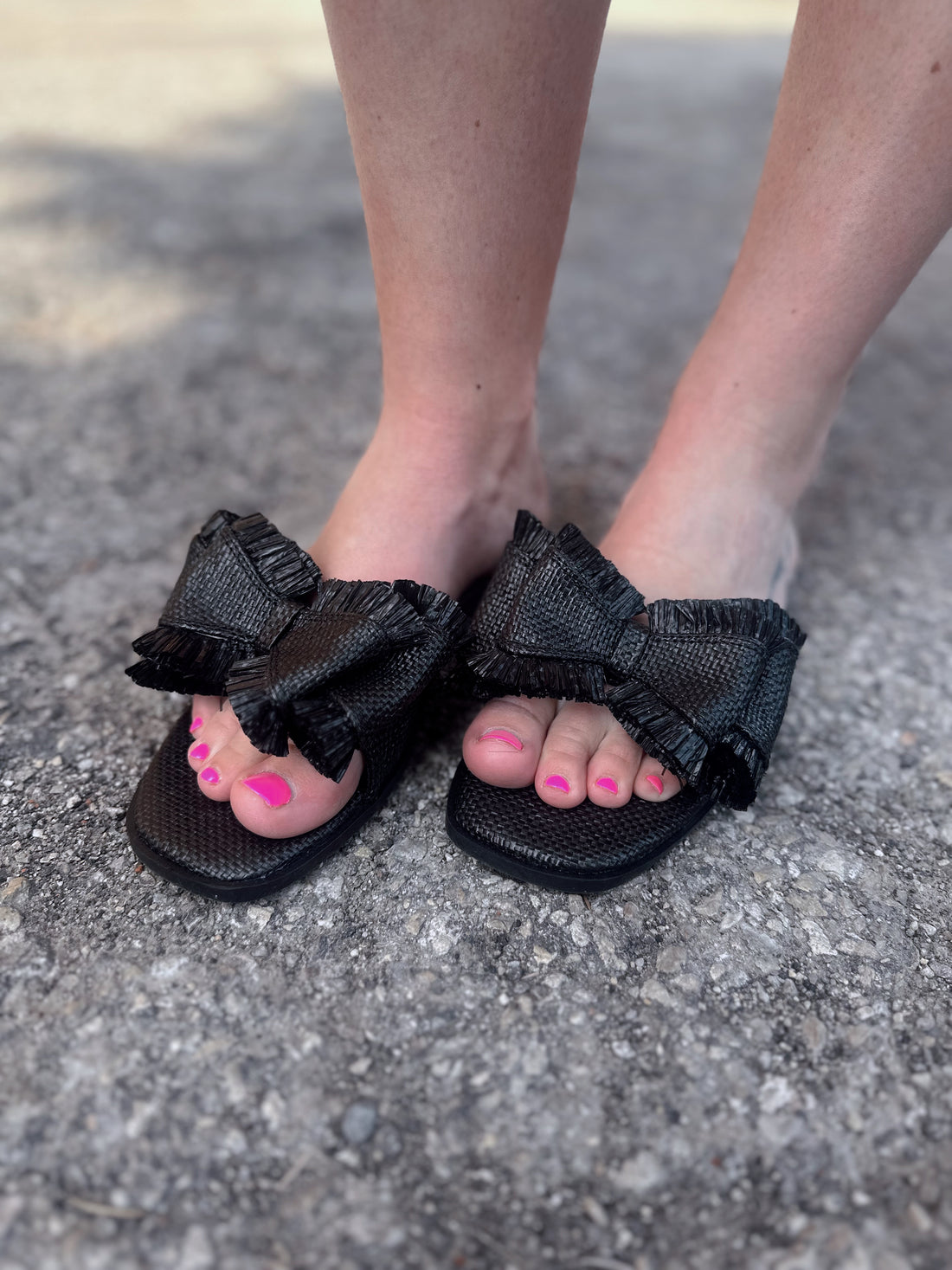 Bow Slide Sandals
