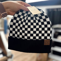 Checkered Beanie