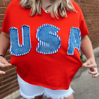 USA Patch Tee