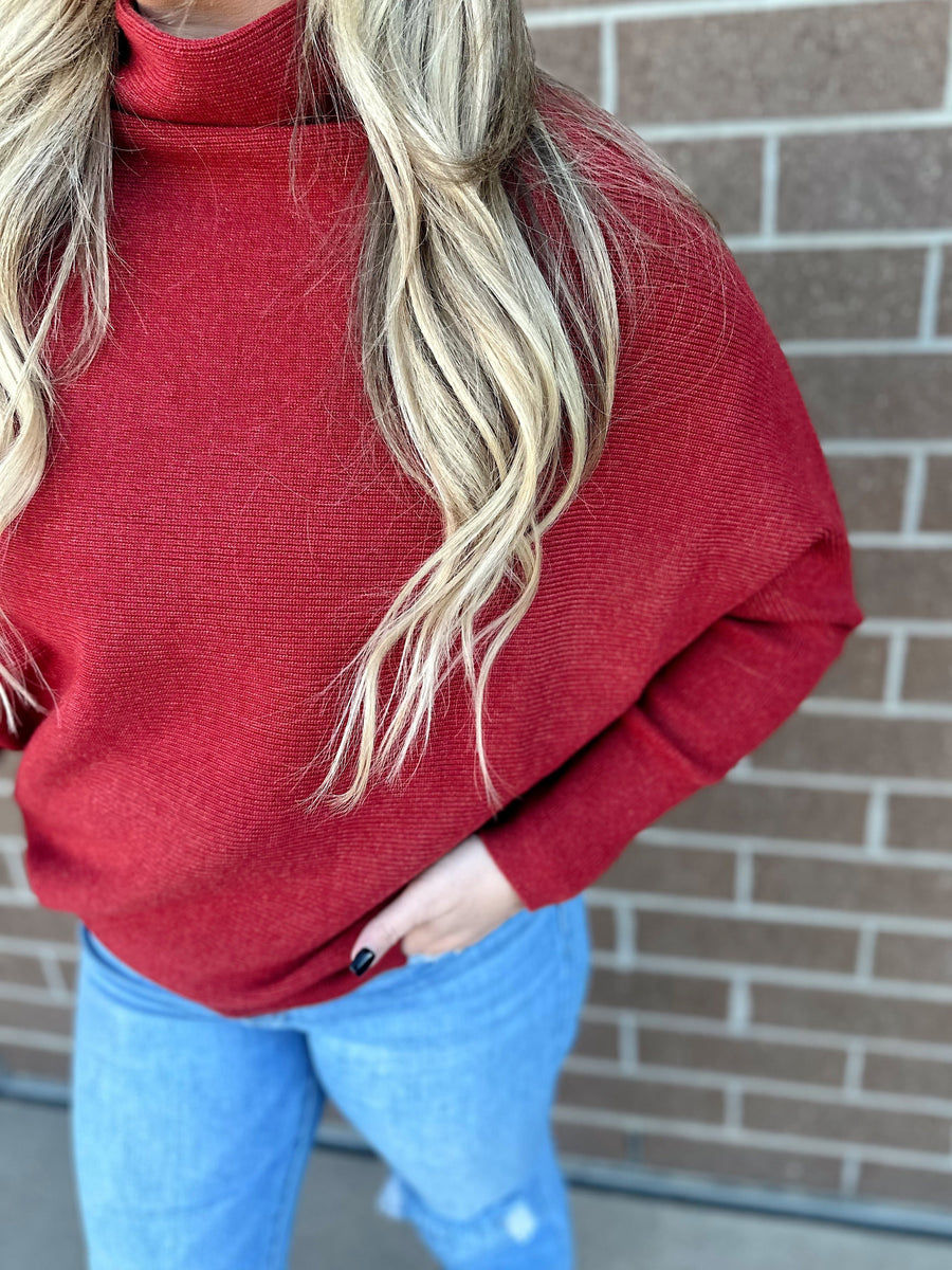 Val Mock Neck Sweater