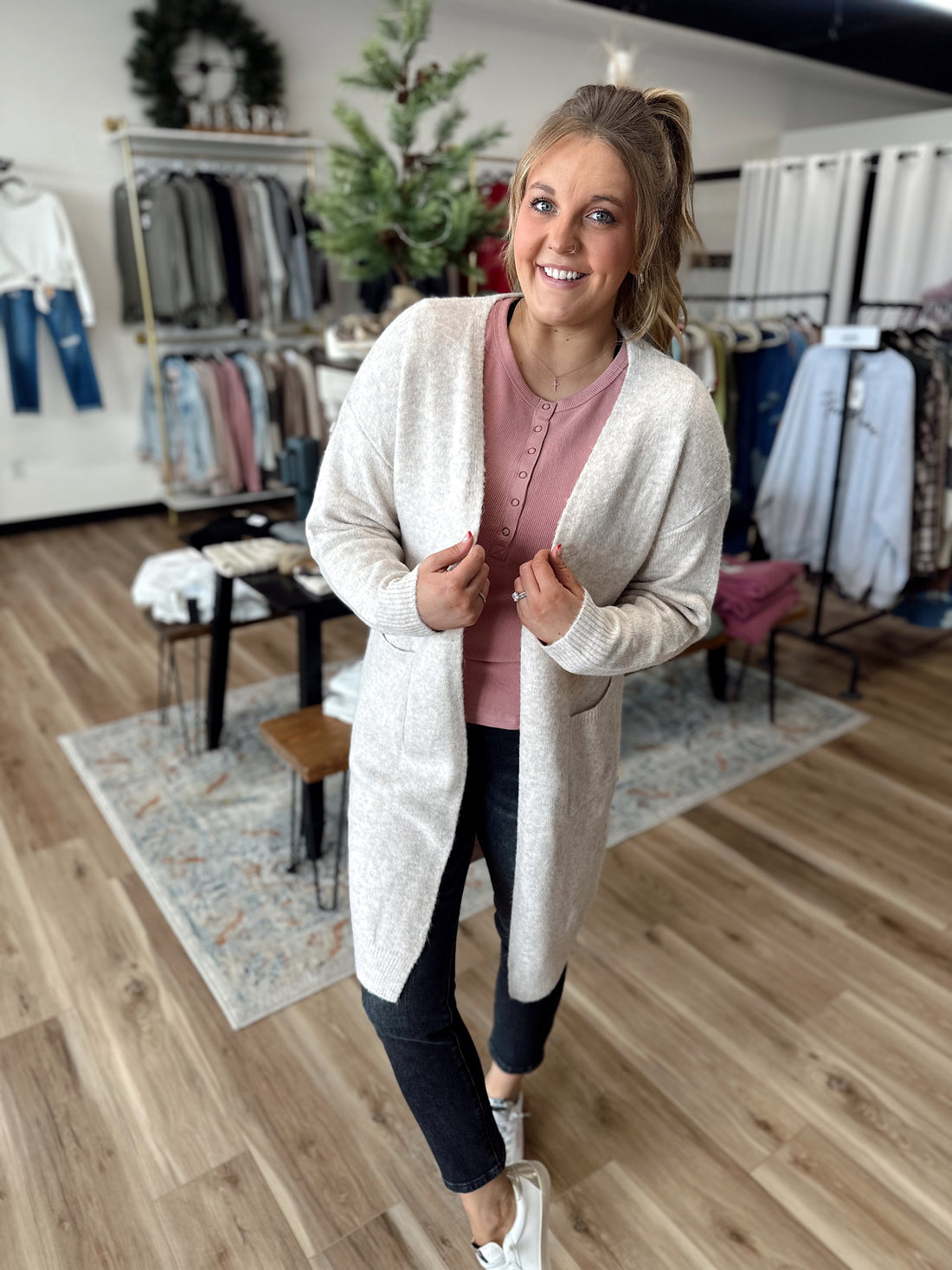 Rowen Long Line Cardigan